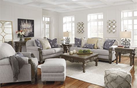 Sylewood Slate Living Room Set Asl 5770138 Room Online Furniture