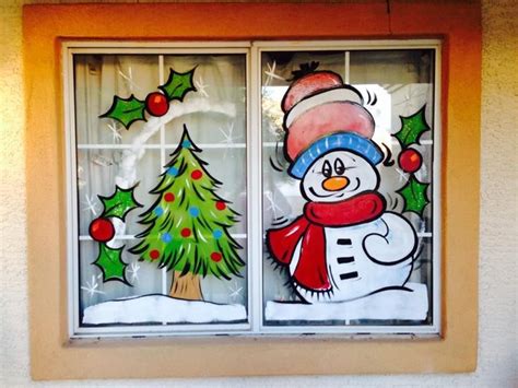 Christmas Window Displays Christmas Window Painting Christmas