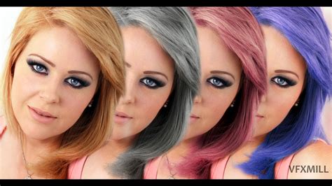 How To Change Hair Color In Photoshopphotoshop Tutorial Youtube