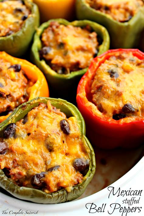 mexican stuffed bell peppers the complete savorist