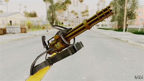 Minigun Gold For Gta San Andreas