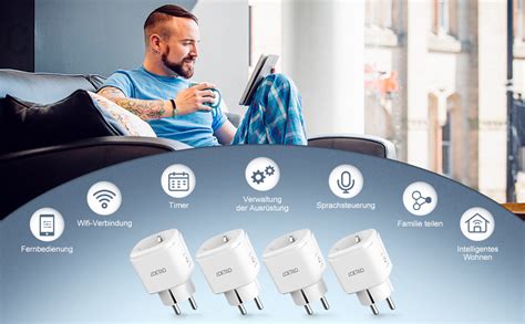 LOETAD WLAN socket Smart WIFI plug plug can be operated ...