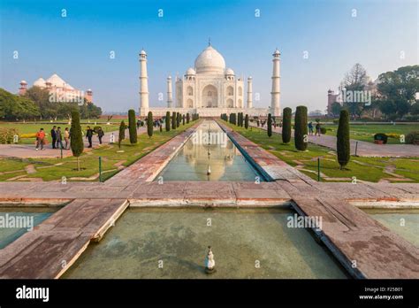 India Uttar Pradesh State Agra The Taj Mahal Listed As World