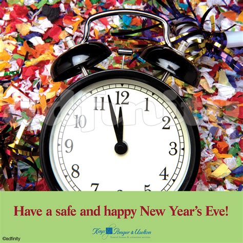 Have A Safe And Happy New Year Facebook Adfinity