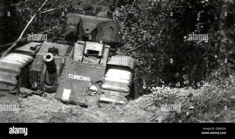 World War Ii France Tanks B1 Bis Char B1 Tank 491 Named Turenne