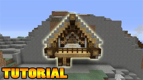 Minecraft Tutorial How To Make A Cliff House Youtube