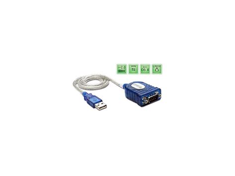 Plugable Usb To Serial Adapter Compatible With Windows Mac Linux Rs 232db9 Dte Male Connector