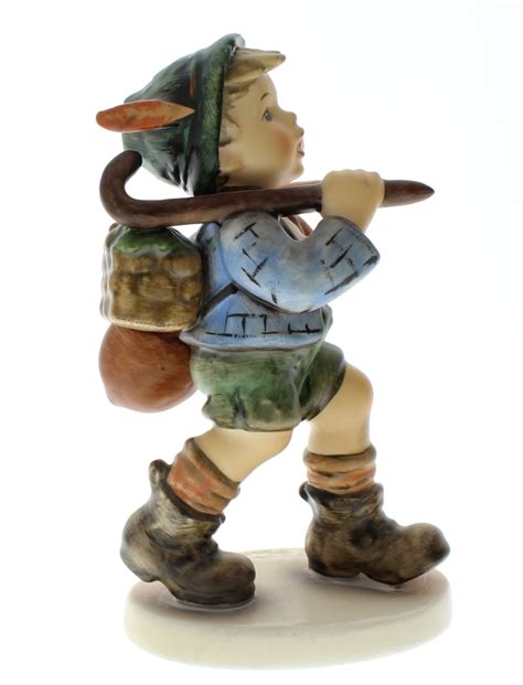 Hummel figurines or simply hummels) are a series of porcelain figurines based on the drawings of sister maria innocentia hummel, o.s.f. Vintage Goebel Hummel Figurine The Run Away #327 Boy Walking