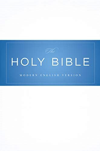 Mev Bible Thinline Reference Modern English Version English Edition