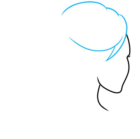 How To Draw A Ponytail Really Easy Drawing Tutorial