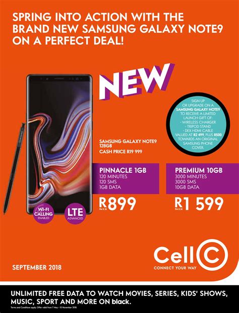 Cell C Monthly Monthly Deals Booklet September By Cell C South Africa