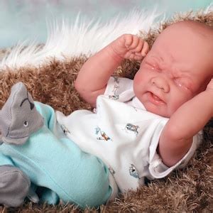 Reborn Baby Boy Crying Doll Inches Preemie Newborn W Accessories