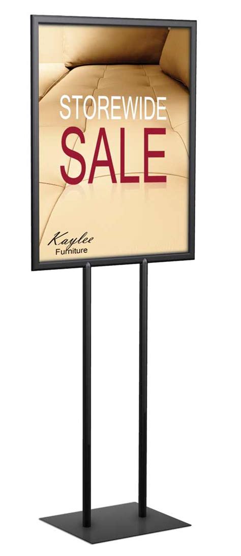 22x28 Double Sided Metal Poster Sign Holder Floor Standing Sign