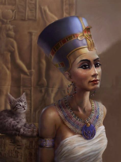 Nefertiti Египетские женщины Произведения искусства на тему египта