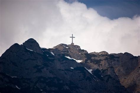 Cross On Mountain Peak Free Image On 4 Free Photos