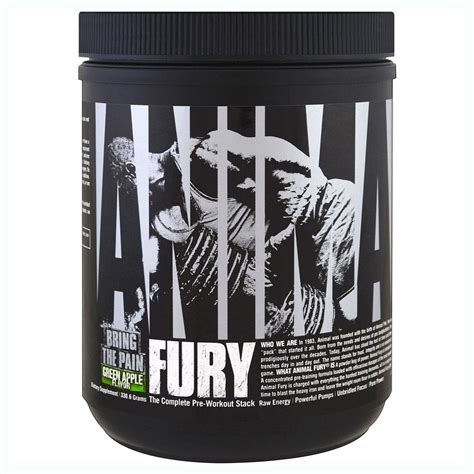Universal Animal Fury Pre Workout 20 Servings — Best Price Nutrition