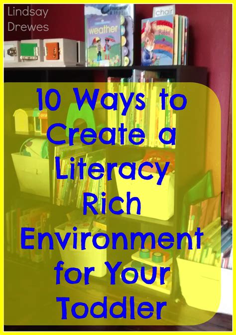 The Activity Mom Create A Literacy Rich Environment At Home The