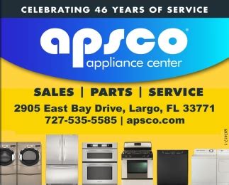 Appliance Center Apsco Largo Fl