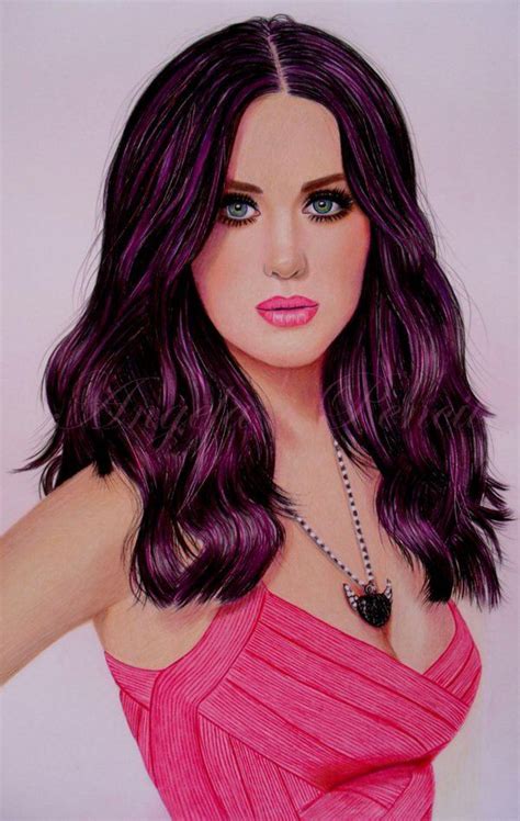 Katy By Angelasportraits On Deviantart Celebrity Drawings Celebrity
