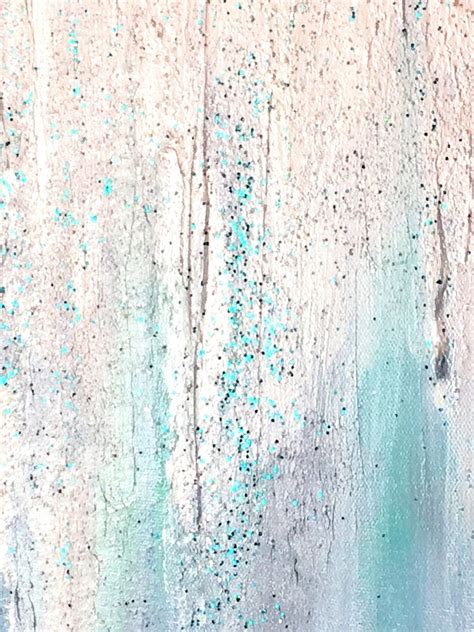 Sold Abstract Glitter Art On Canvas Silver Glitter Etsy