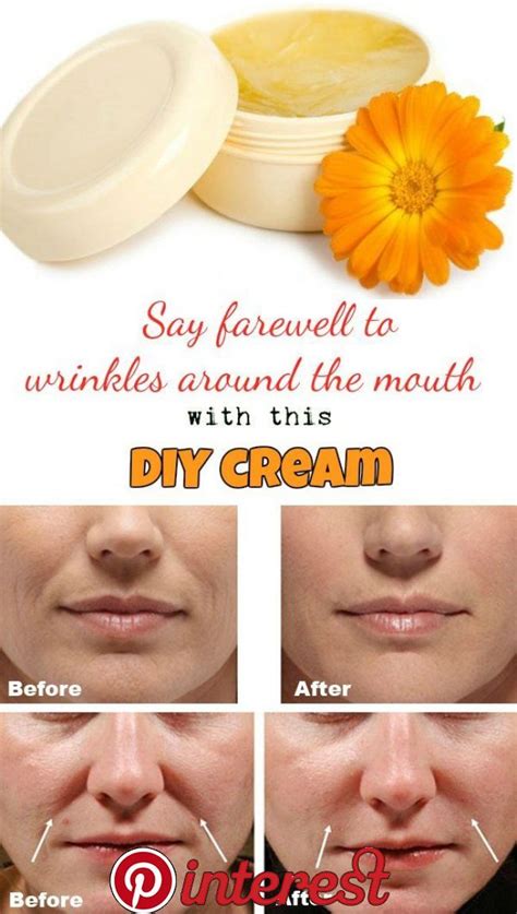 Say Farewell To Wrinkles Around The Mouth With This Diy Cream Diy