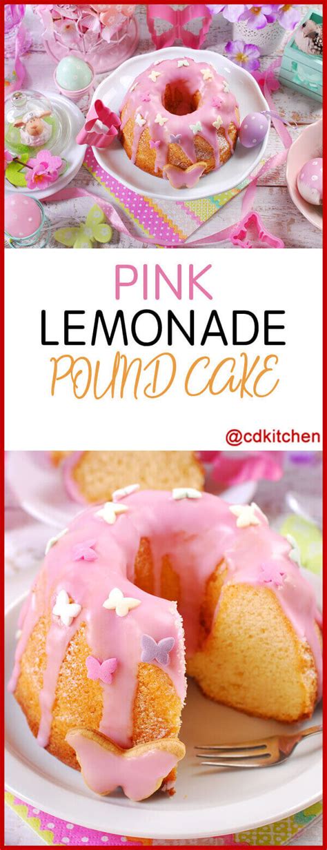 5 minute vanilla diabetic sponge cake recipe. Pink Lemonade Pound Cake Recipe | CDKitchen.com
