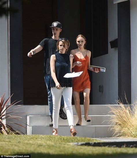 Lily Rose Depp Wears Slip Dress While House Hunting For Second
