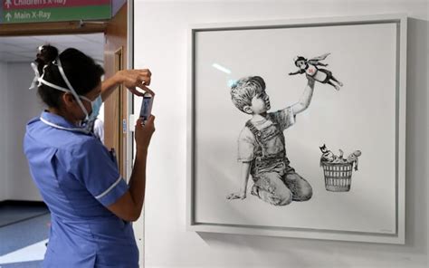Banksys Latest Artwork Peddles A Mawkish Fantasy About The Nhs