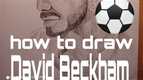 How To Draw David Beckham Sketch Ll Easy N Simple Ll Timelapes Portrait