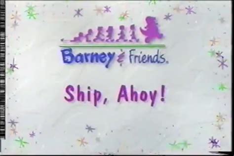 Ship Ahoy Barneyandfriends Wiki Fandom Powered By Wikia