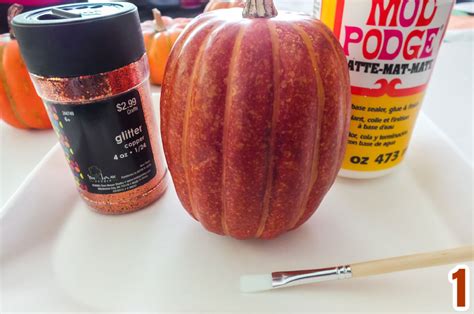 How To Make Diy Glitter Pumpkins Two Sisters