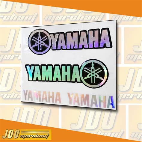 Yamaha Logo Sticker 1 Set Shopee Philippines
