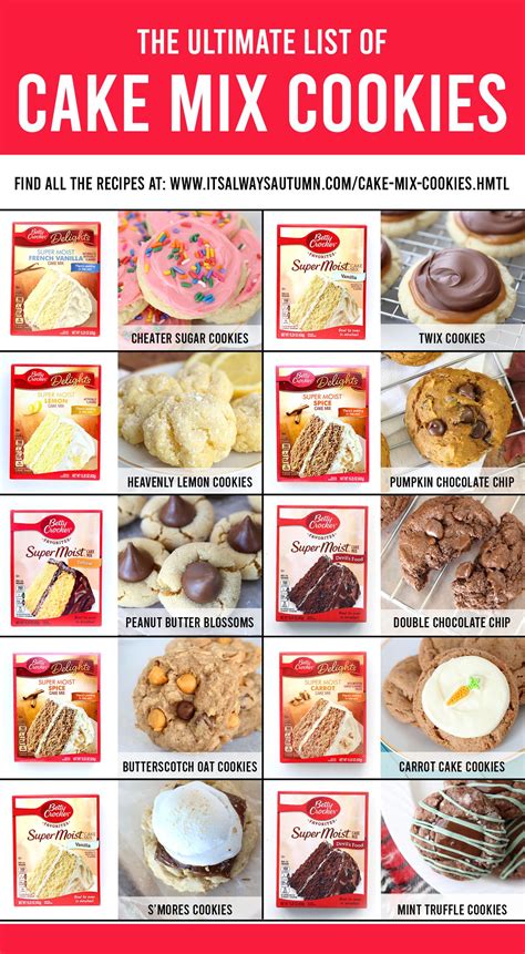 Find Out How To Make Any Flavor Of Cake Mix Cookies You Want The