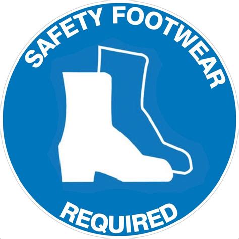 Safety Footwear Required Floor Marker Buy Now Discount Safety