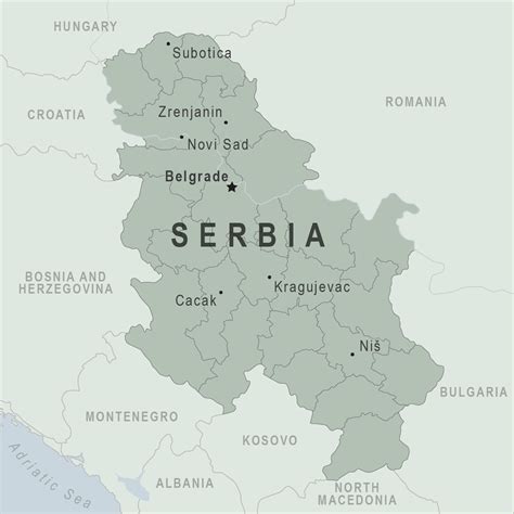Location Serbia Five Themes Of Geography