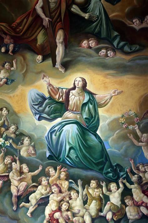 Assumption Of The Blessed Virgin Mary Stock Image Image Of Europe