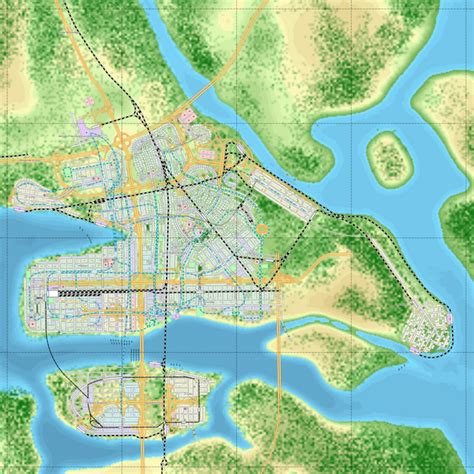Cities Skylines Map Layout City Layout City Builder Games City