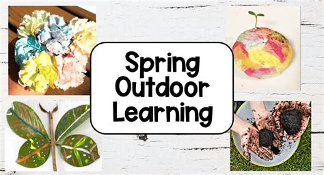 29 Spring Outdoor Learning Activities For Kids With Free Printable