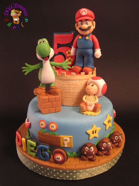 This super mario brothers birthday cake i did for my fiancee's nephew's 5th birthday party. #FandomFriday: Coolest Super Mario Cakes