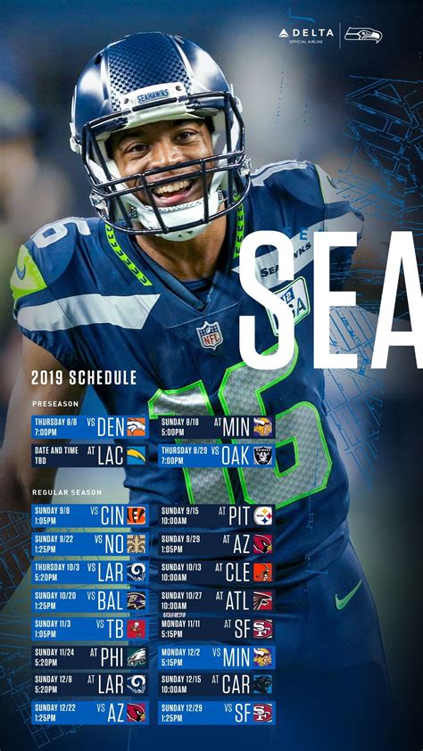 Seahawks Printable Schedule Customize And Print