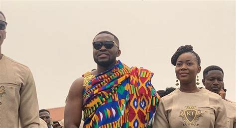First Photo Of Osei Kwame Despite S Son Kennedy At His Traditional