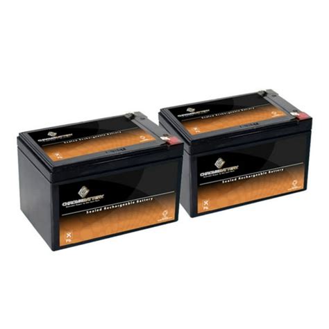 2 X New 12 Volt 12ah Sealed Lead Acid Battery For Ebike Electric