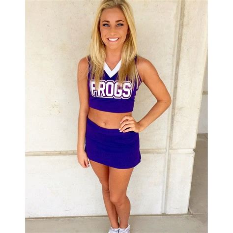 Peyton Mabry Cant Wait To Cheer On The Frogs This Upcoming Year Texas Cheerleaders College