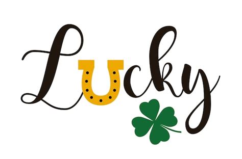 Premium Vector St Patricks Day Typography Tshirt Design Lucky Word