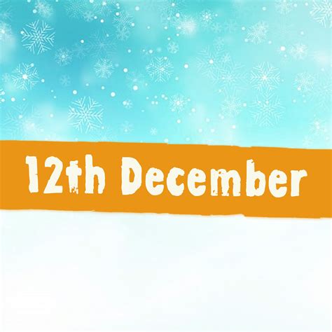 12th December Event Tickets