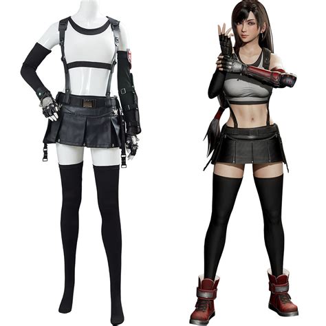 Final Fantasy Vii 7 Remake Tifa Lockhart Cosplay Costume Outfit