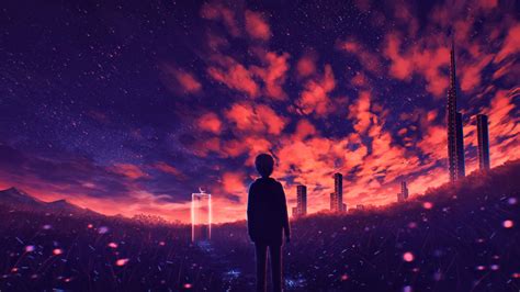Anime Sky Hd Wallpaper By Elizabeth Miloecute