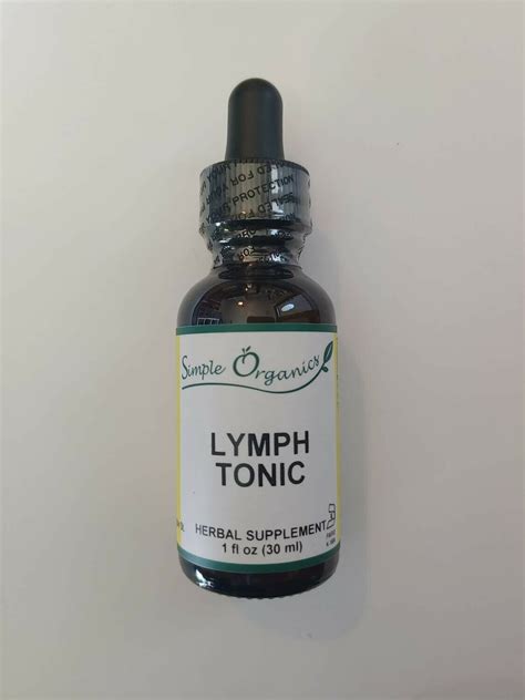 Simple Organics Lymph Tonic 1oz Store Simple Organics