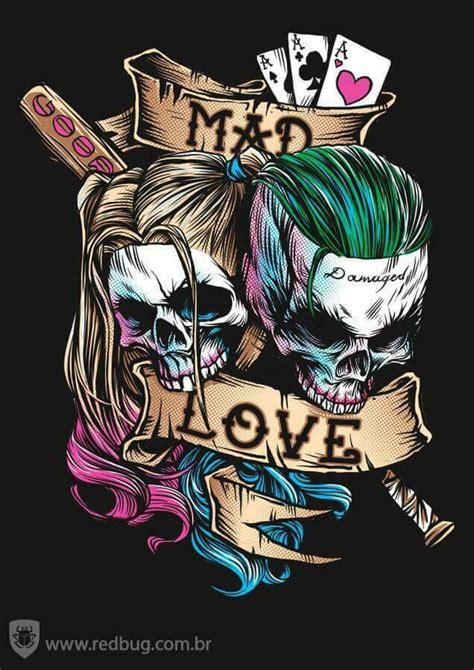 Mad Love Harley Quinn Art Le Joker Batman Joker Y Harley Quinn