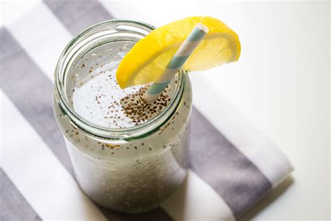 First, let's talk about fiber. Chia Seed Coconut Water With Lemon